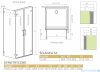 Radaway Arta Dwd+s kabina 110x80cm prawa szkło przejrzyste 386183-03-01R/386058-03-01L/386110-03-01